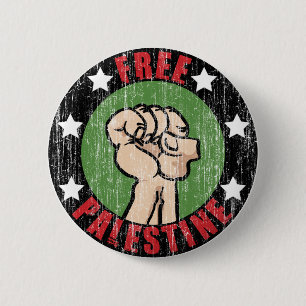 Badge Rond 5 Cm La Palestine libre