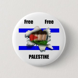 Badge Rond 5 Cm La Palestine libre libre