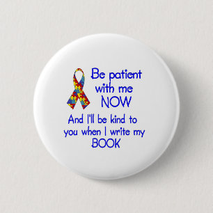 Badge Rond 5 Cm La patience d'autisme