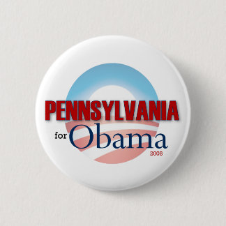 Badge Rond 5 Cm La PENNSYLVANIE pour Obama