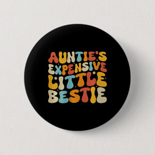 Badge Rond 5 Cm La petite île coûteuse de Tante, drôle de nouveau