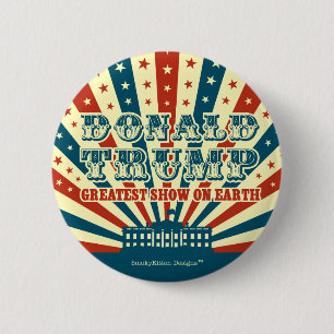 Badge Rond 5 Cm La plus grande exposition de Donald Trump sur le