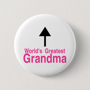 Badge Rond 5 Cm La plus grande flèche de grand-maman des mondes