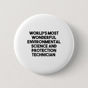 Badge Rond 5 Cm La plus merveilleuse protection scientifique De l'