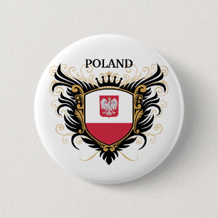 Badge Rond 5 Cm La Pologne [personnalisez]
