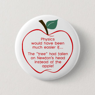 Badge Rond 5 Cm La pomme de Newton