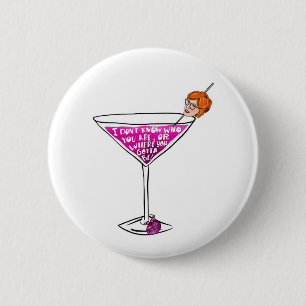 Badge Rond 5 Cm La présentation de la serviette : Bouton Cocktail