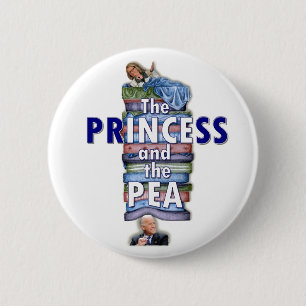 Badge Rond 5 Cm La princesse et le pois