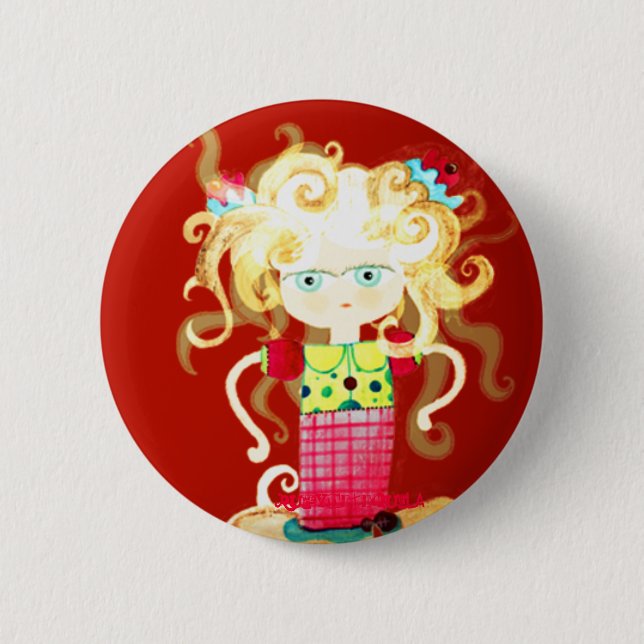 Badge Rond 5 Cm La princesse tutu aime le royaume déplaisant du co (Devant)