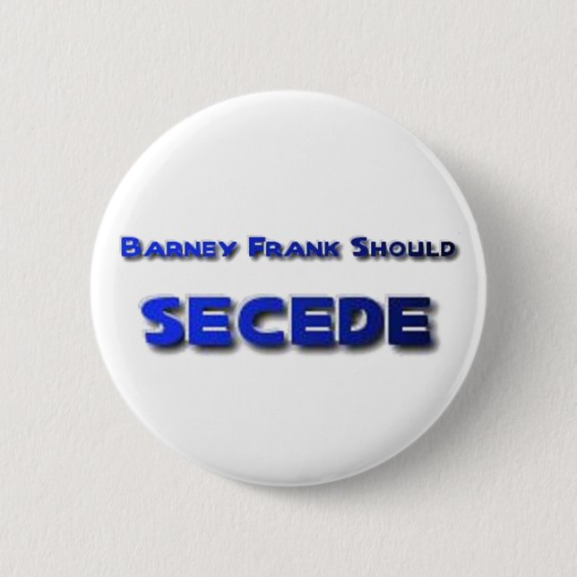 Badge Rond 5 Cm La prise de bec Frank font cécession (Devant)
