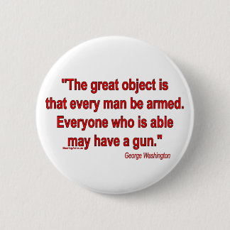 Badge Rond 5 Cm La prise de George Washington sur des bras