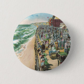 Badge Rond 5 Cm La promenade de conseil et le casino de Brighton
