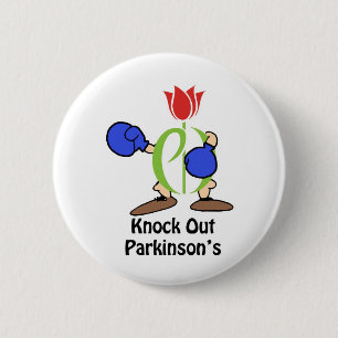Badge Rond 5 Cm la promenade de Parkinson, promenade d'unité,