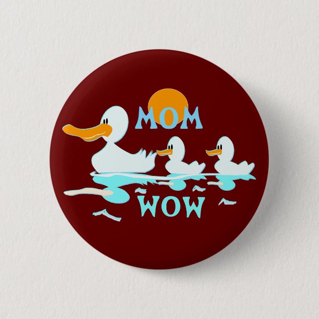 Badge Rond 5 Cm La réflexion de la maman (Devant)