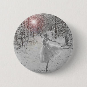 Badge Rond 5 Cm La Reine des neiges