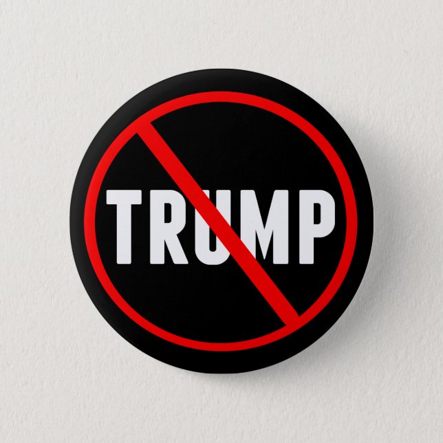 Badge Rond 5 Cm La résistance anti-Trump (Devant)