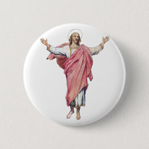 Badge Rond 5 Cm La Résurrection du Christ Chefs-d'œuvre sacré