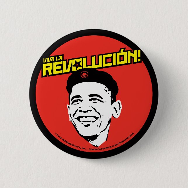 Badge Rond 5 Cm La Revolucion de vivats ! Bouton rond (Devant)