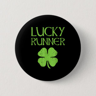Badge Rond 5 Cm La Saint-Patrick Course Irlandaise Pour Coureurs C