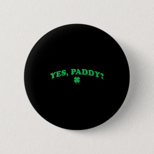 Badge Rond 5 Cm La Saint-Patrick drôle de trèfle jour de la fête d