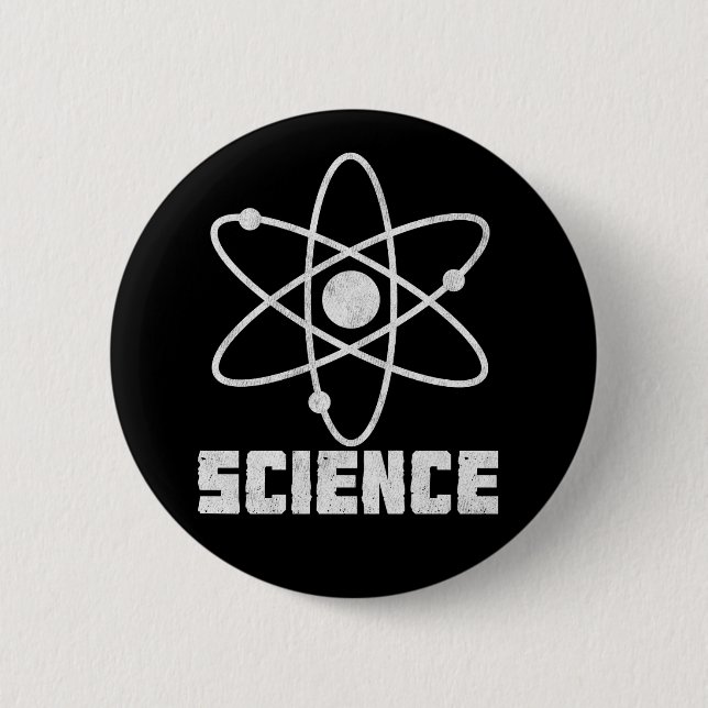 Badge Rond 5 Cm La Science (Devant)