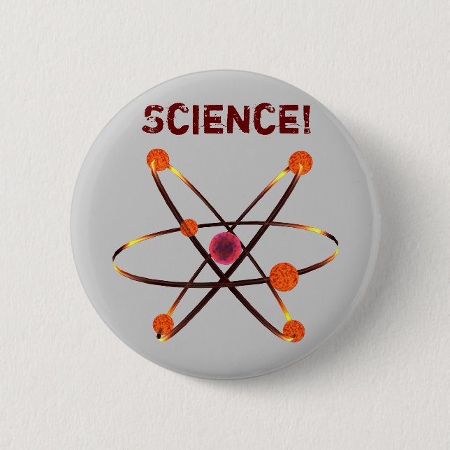Badge Rond 5 Cm La Science ! (Devant)