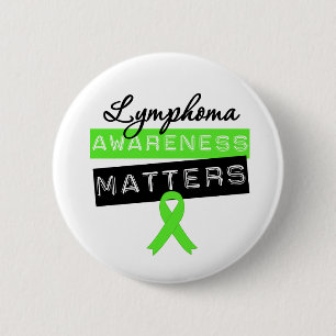 Badge Rond 5 Cm La sensibilisation au lymphome est importante