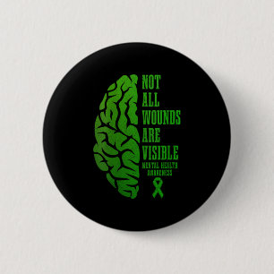 Badge Rond 5 Cm La Sensibilisation Des Femmes À La Santé Mentale N