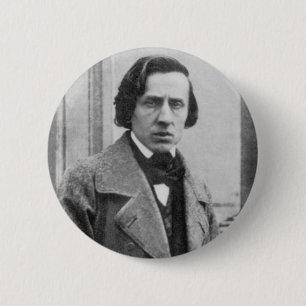 Badge Rond 5 Cm La seule photo connue de Frédéric Chopin