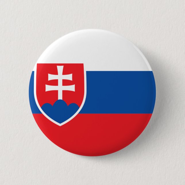 Badge Rond 5 Cm la Slovaquie (Devant)