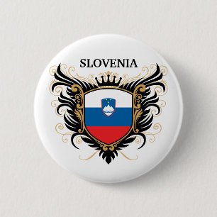 Badge Rond 5 Cm La Slovénie [personnalisez]