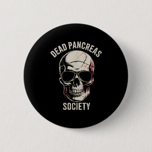 Badge Rond 5 Cm La Société Des Pancréas Morts Chante Sensibilisati