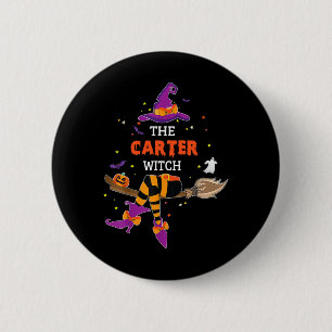 Badge Rond 5 Cm La Sorcière Carter Halloween cadeau Fière famille