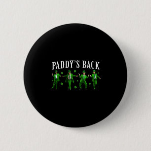 Badge Rond 5 Cm La St Patrick drôle de Paddy Trump Shamrock irland