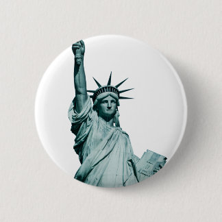 Badge Rond 5 Cm La statue de la liberté