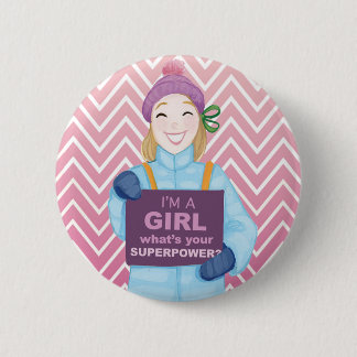 Badge Rond 5 Cm La superpuissance