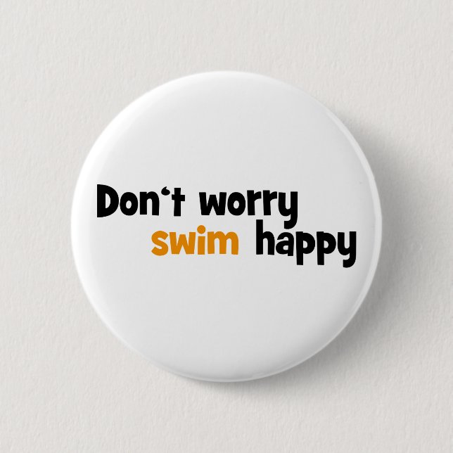 Badge Rond 5 Cm la swimming (Devant)
