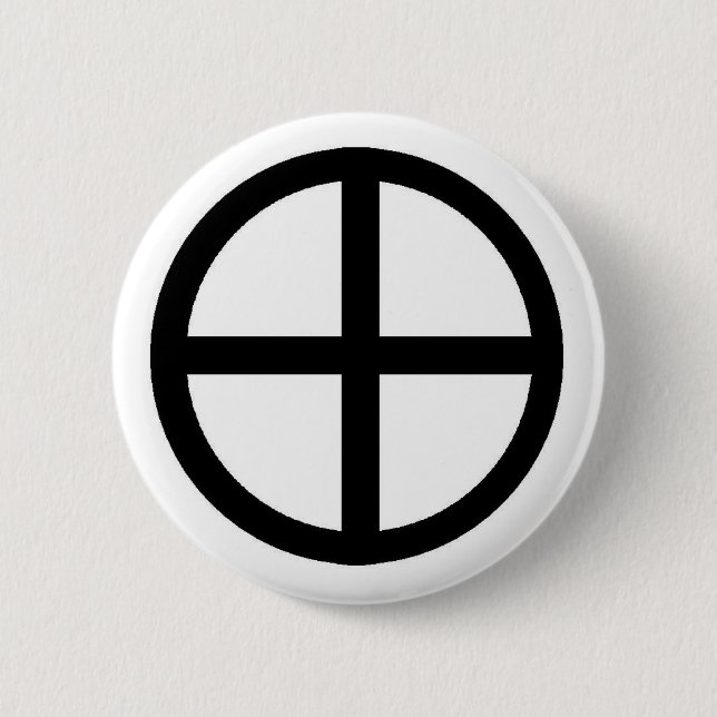 BADGE ROND 5 CM LA TERRE (Devant)