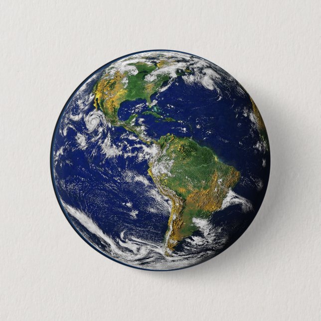 Badge Rond 5 Cm La terre (Devant)