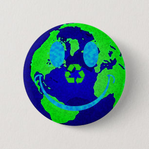 Badge Rond 5 Cm La terre