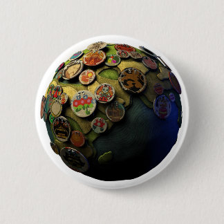 Badge Rond 5 Cm La terre de LBP