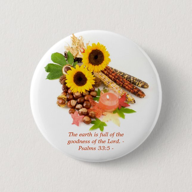 Badge Rond 5 Cm La terre est pleine de la qualité… de la goupille (Devant)