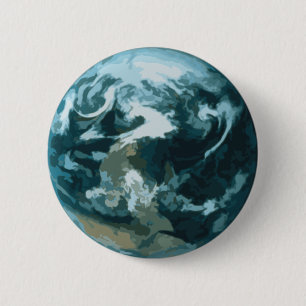Badge Rond 5 Cm La terre peinte