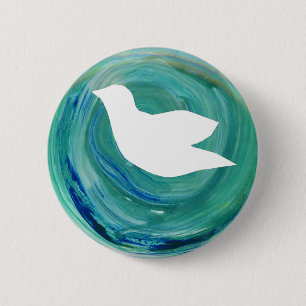 Badge Rond 5 Cm La terre vivante - bouton