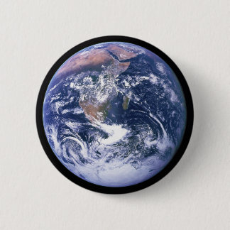 Badge Rond 5 Cm La Terre vue depuis Apollo 17 alias Le Marbre Bleu