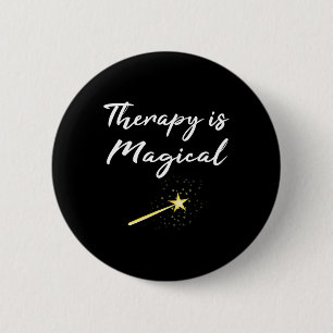 Badge Rond 5 Cm La thérapie cadeau est un professionnel de la sant