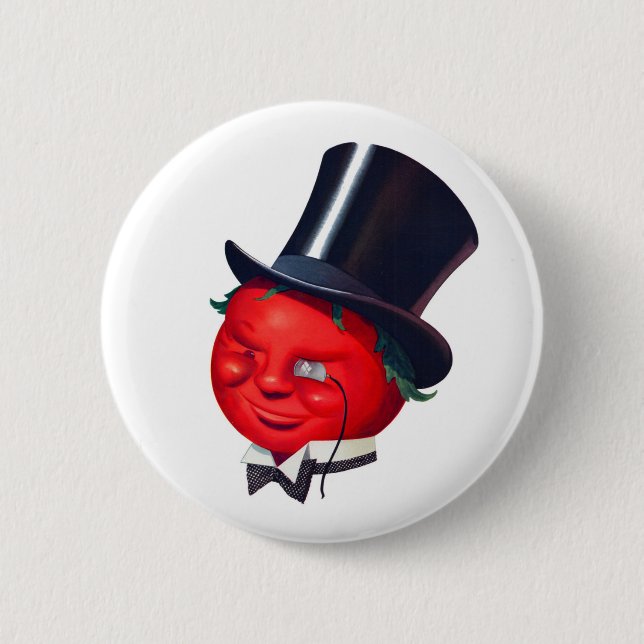Badge Rond 5 Cm la tomate classe (Devant)