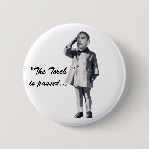 Badge Rond 5 Cm "La torche est passée… "
