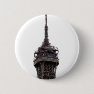 Badge Rond 5 Cm La Tour Eiffel de Paris