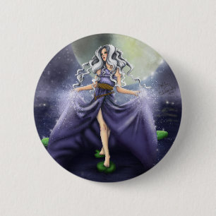 Badge Rond 5 Cm La traction du bouton de marées